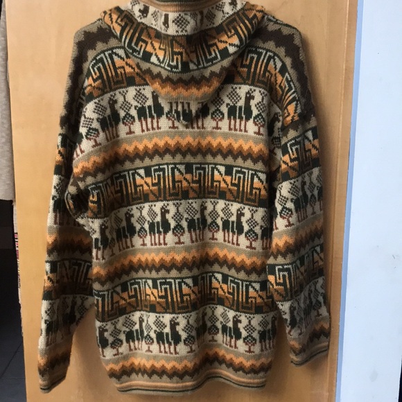 Alpaca zip hooded cardigan - Picture 2 of 8